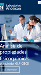 Mobile Screenshot of laboratoriosanderson.com
