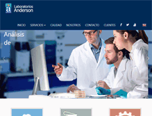 Tablet Screenshot of laboratoriosanderson.com